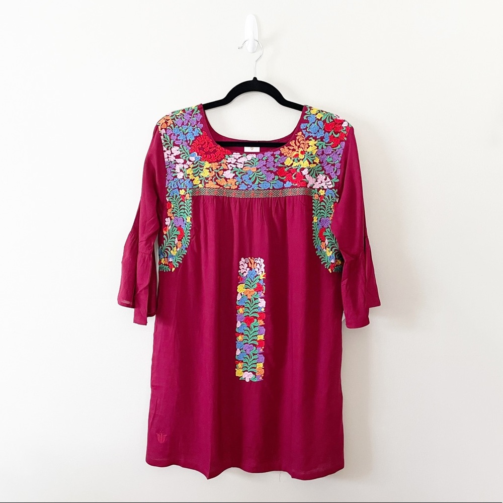 J. Marie Bridget Embroidered Dress